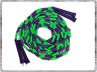 SHORT HANDLE BEADED DOUBLE DUTCH JUMP ROPE SHORT HANDLE BEADED DOUBLE DUTCH JUMP ROPE